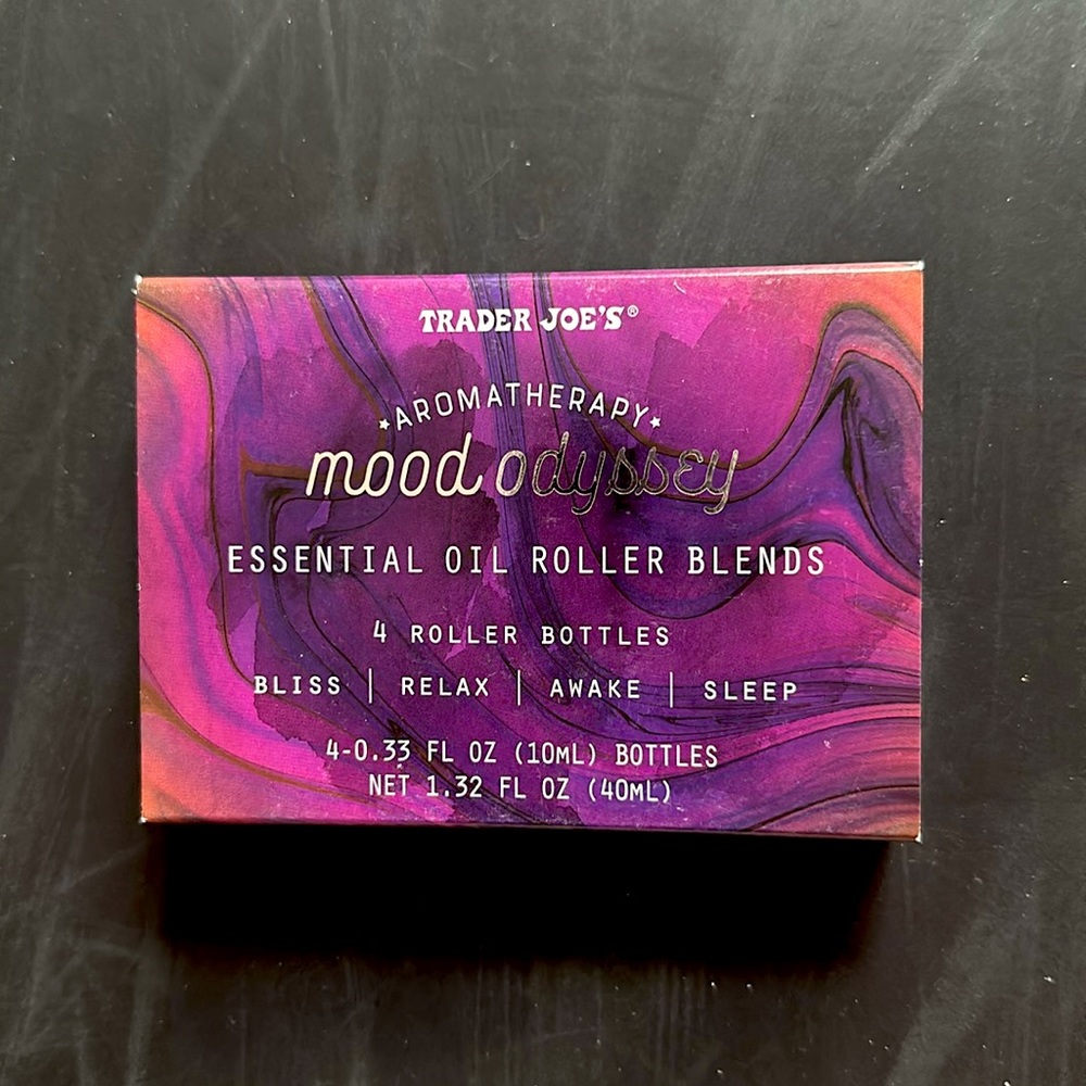 Trader Joe’s aromatherapy essential oil roller blends